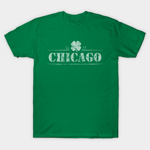 Chicago St Patricks Day Irish T-Shirt by E